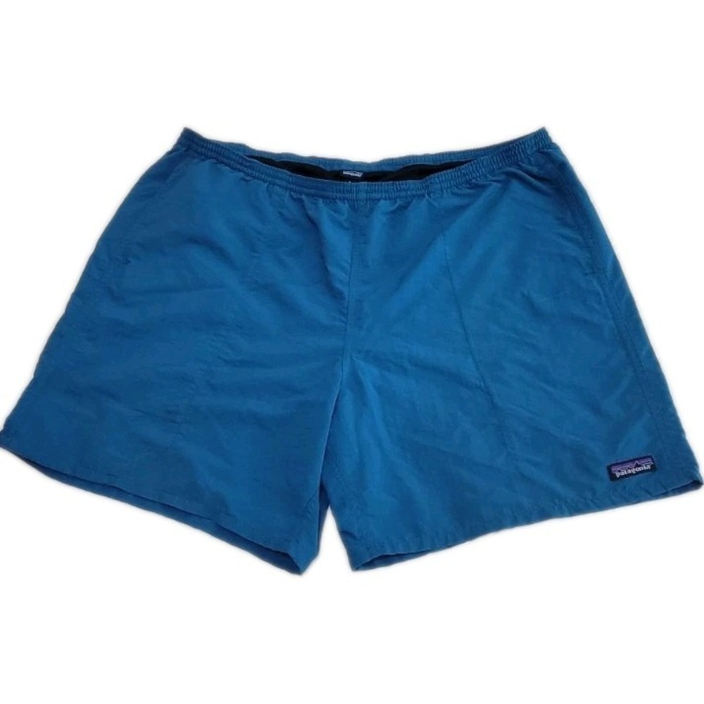 Patagonia Baggies Shorts Mens XL Waist 6" Inseam Nylon Blue Relaxed